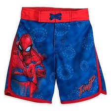Marvel Spider-Man Swim Trunks Shorts Boy Size 4