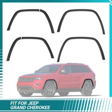6 Pcs Wheel Arch Fender Flare Molding Trim Set For 2017-2022 Jeep Grand Cherokee