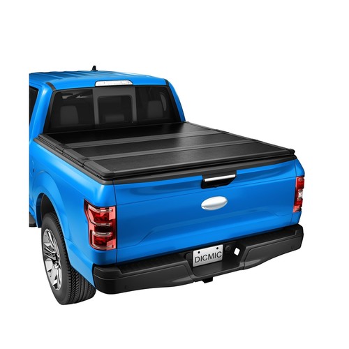 Hard TriFold Truck Bed Tonneau Cover Compatible with 20192023 Ford
