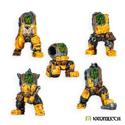 Kromlech Orc Tank Hunters Bodies (5) Brand New KRCB383