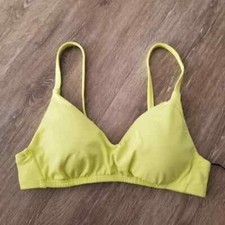 NWT Shade  Shore Yellow Light Padded Bikini Top Size XS