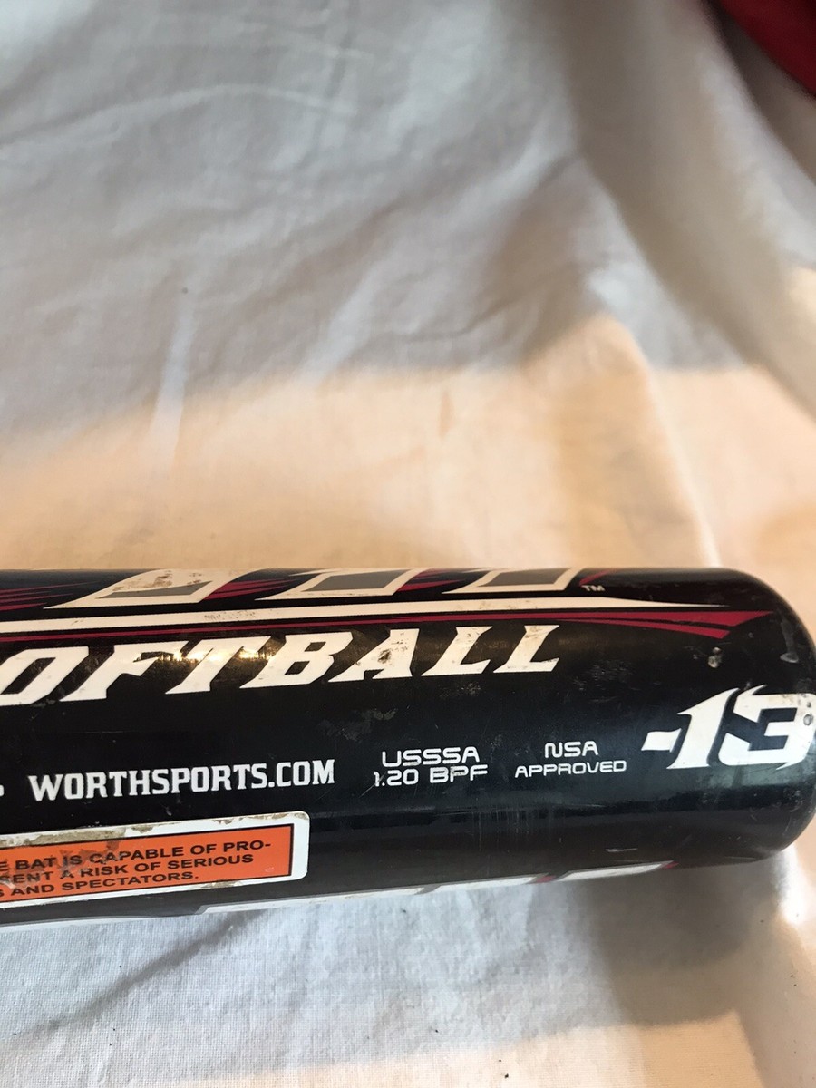 Batte De Softball Worth Storm Fastpitch 33" 20 Oz – Drop -13 – Manche Whiplash (occasion)
