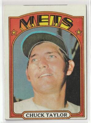 1972 Topps ERROR Miss Cut Chuck Taylor Set Break  -  Aliz