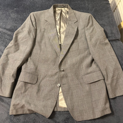 Vingtage Andhurst Custom Mens Gray Blazer Sports Coat Jacket Mens 44 R