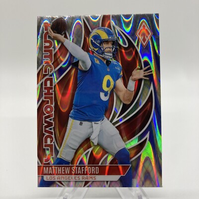 2023 Panini Phoenix - Silver Seismic Flame Throwers #FLA-7 Matthew Stafford Rams