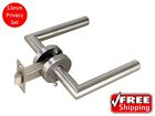 <!--F#f_0-->PASSAGE SET PRIVACY DOOR HANDLES 53MM LEVER SET LOCK STAINLESS STEEL SATIN LATCH<!--F/-->