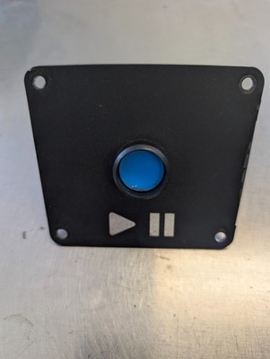 Tennant T7AMR Start/Pause Button Assembly and Mounting Plate (FREE SHIPPING)