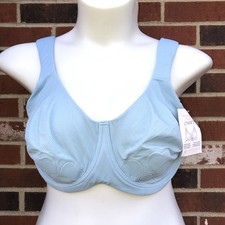 comfort choice bra 42C blue the petal boost bra 4 hook NWT