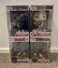 4x LOT Jumbo 10-inch NBA Funko POP! Jordan, Bird, Magic WITH PROTECTORS