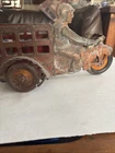 Marx Speed Boy Vintage Delivery Tin Litho Wind-Up Motorcycle