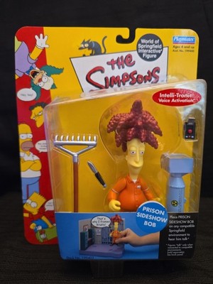 2002 Playmates The Simpsons PRISON SIDESHOW BOB World Of Springfield Interactive