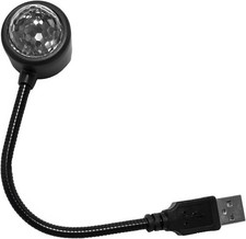 2 PCS USB Star Night Light, Adjustable Sound Activated Car Roof 1 PCS
