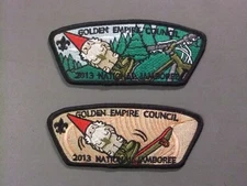 Boy Scout National Jamboree 2013 JSP Golden Empire Council Set 2410PP