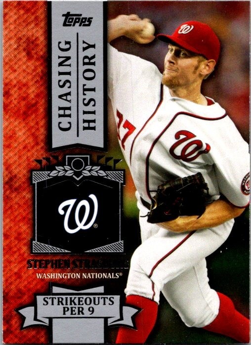 Stephen Strasburg - 2013 Topps Chasing History - # CH-67 - Nationals