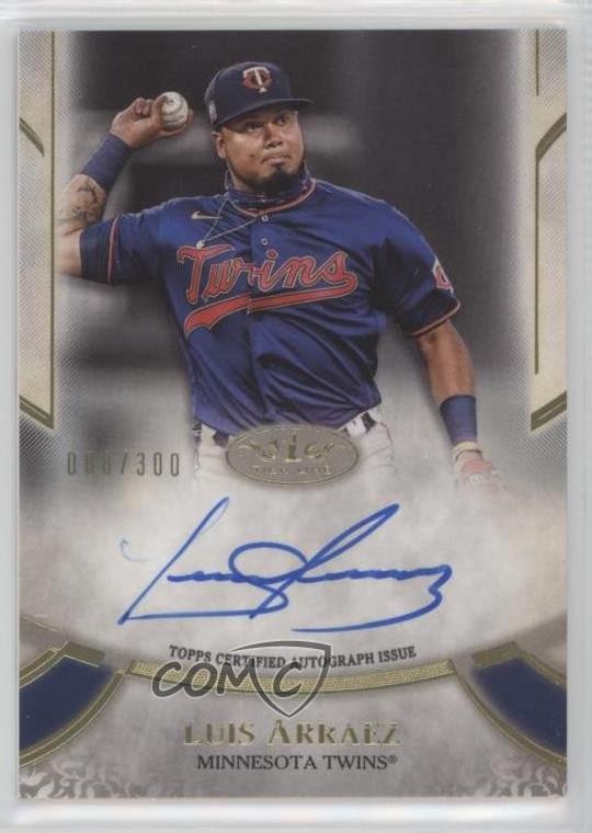 2021 Topps Tier One Prime Performers 88/300 Luis Arraez #PPA-LAR Auto v1x
