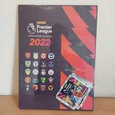 Panini Premier League 2022 Sticker Collection Hard Back Album & 2 Sticker Packs!