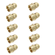 10 Pack XFITTING 1/2" Push Fit x 3/4" Female NPT Threaded Adapter, Lead Free