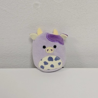 Squishville Squishmallows Bubba die Kuh 2 Zoll Squishville Plüsch selten neu mit Etikett