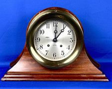 CHELSEA CLOCK CO. CLASSIC 6 INCH SHIPS BELL MANTLE CLOCK ~RUNNING & STRIKING!!