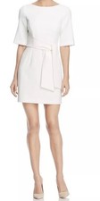 Alice Olivia Virgil Tie-Waist Dress White Size 2/4