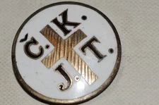 Cross C.K.J.T. Fraternal Organization Lapel/Hat Pin GF 1906 Salesman Sample*****