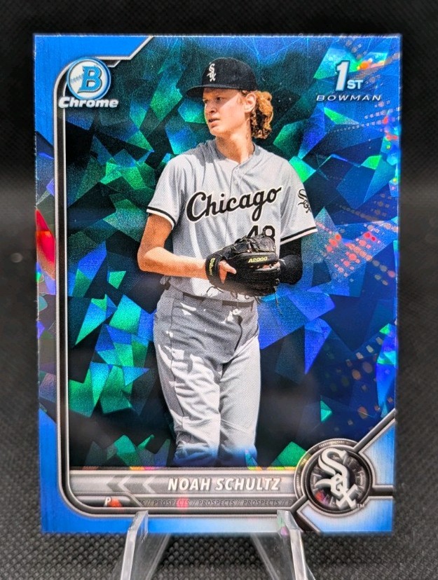 2022 Bowman Chrome Draft Sapphire Edition - Noah Schultz 1st #BDC-56 CWS