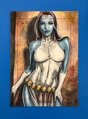 2012 Rittenhouse Marvel Bronze Age Sketch Card Alcione Silva 1/1 Mystique