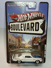 Hot Wheels Boulevard Legends Amc Rebel Machine Real Riders Red White Blue