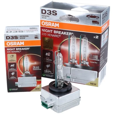 OSRAM D3S NIGHT BREAKER Xenarc +200% Scheinwerfer Xenon Lampe Brenner für Audi - Bild 1 von 4