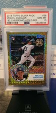 2018 Topps Chrome 1983 Topps Silver Pack Gold Miguel Andujar Yankees RC /50