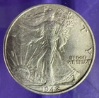 1942 D Walking Liberty Half Dollar United States Silver Coin