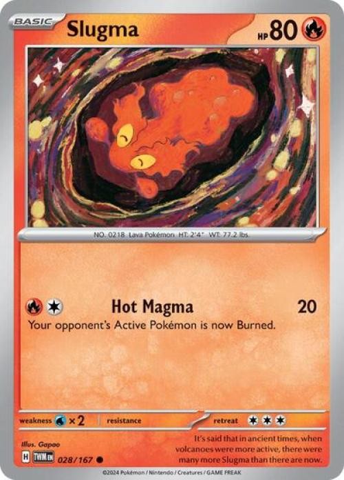 Slugma - SVTWM 028 Pokemon - Light Play