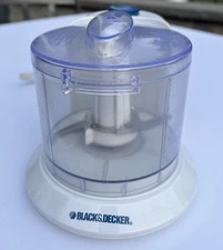 Black & Decker 1.5 Cup One Touch Electric Food Chopper Processor HC306 Tested