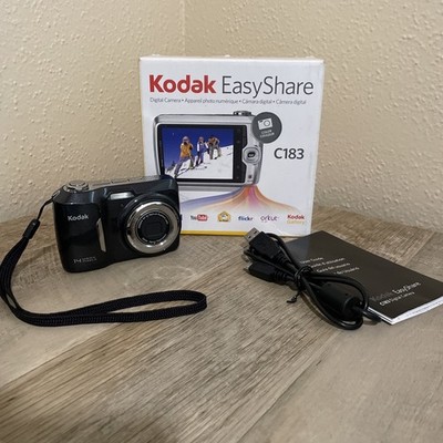Kodak EasyShare C183 14MP Point & Shoot Camera Silver 3x Zoom Built-in Flash