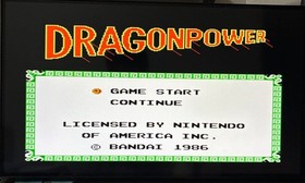 NES Dragon Power North American version Dragon Ball Mystery of Shenron