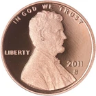 2011-S Lincoln Shield Cent Proof — photo from another recent sale