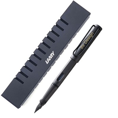 LAMY Safari Füller Braun 017 + Gravur + Geschenkverpackung - EF, F, M, B, LH