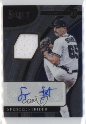 2022 Panini Select Rookie Jersey 22/299 Spencer Strider #RJA-SS Auto RC 0ud4