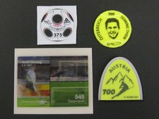 &Ouml;sterreich Besonderheiten** 2722 + Bl. 42 + 3561 + 3617 Fu&szlig;ball Tennis Skisport