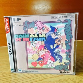 PC Engine Spin Pair HU Card Out of Print Rare