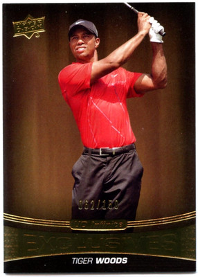 2013 UD Infinite Industry Summit Exclusive Tiger Woods #062/150