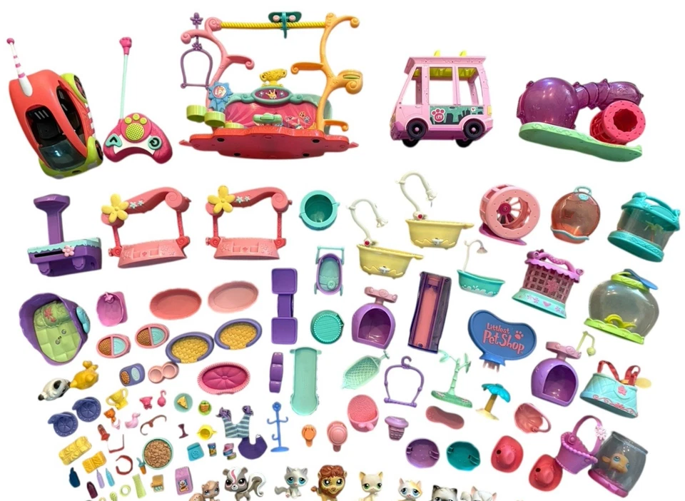 Littlest Pet Shop LPS Gran Lote Más de 200+ Mascotas y Accesorios  Foto 2 de 4