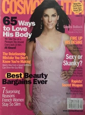 SANDRA BULLOCK February 2003 COSMOPOLITAN Magazine MOLLY SIMS