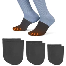 1Pair Neoprene Toe Warmers 3mm Thermal Toe Cover For Cold Weather Skiing Cycling
