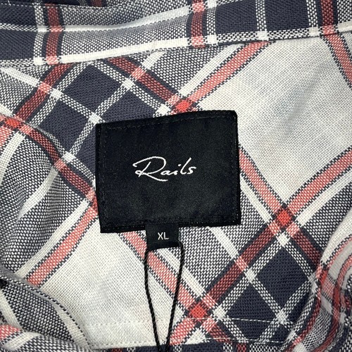 Rieles Para Hombres XL Wyatt Blanco Melange Acero Mangas Largas NUEVO Negocios Informal - Imagen 3 de 10