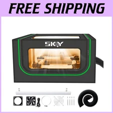 Engraver Integrated Enclosure with LED Light, Fire