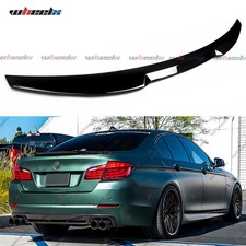 Schwarz Glanz Spoiler Spoilerlippe für BMW F10 Heckspoiler F18 M5 Limo 2010-17