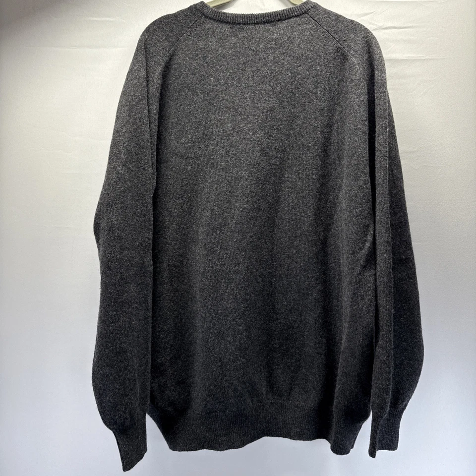 Suéter de Colección Pringle of Scotland 100% Lana de Cordero Gris Cuello en V Talla 44 Foto 3 de 4