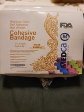 21 Pack Self Adherent Cohesive Wrap Bandages 1 Inches X 5 Yards First Aid Tape