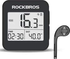 ROCKBROS GPS Bike Computer with Mount,Bicycle Odometer Waterproof&600mAH Battery